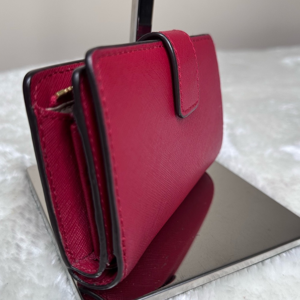 Michael Kors Red Bifold Wallet - Picture 5 of 14